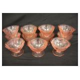 Pink Depression Glass "Cherry Blosom"