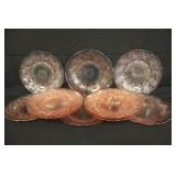 Pink Depression Glass "Cherry Blosom"