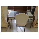 Hooker Glass Top Library Table