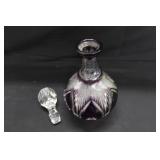 Bohemian Amethyst Decanter