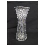 12" Cut Crystal Vase