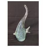 13" Murano Style Glass Fish