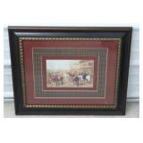 Equestrian Fox Hunting Scene Print