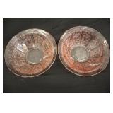 Pink Depression Glass "Cherry Blosom"