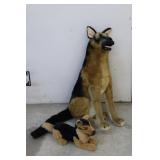 Plush German Shepard Dog & Puppy