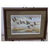 Canada Geese Taking Flight by Maynard Reece