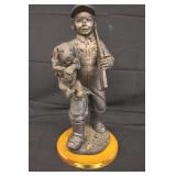 DU "Young Pups" Bronze Resin Sculpture