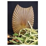 17" Ceramic Vase w/Flowers