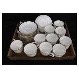 Lenox Kristy Teacups & Saucers