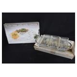 Crystal & Pressed Glass Relish Trays