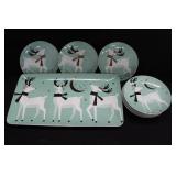 Christmas Reindeer Dessert Set