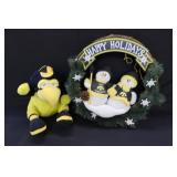 Iowa Hawkeye Wreath & Plush
