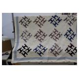 Vintage Hand Stitched Quilt