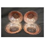 Pink Depression Glass "Cherry Blosom"