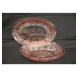 Pink Depression Glass "Cherry Blosom"