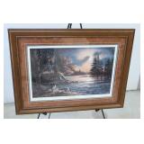 Framed "Afternoon Glow" by Terry Redlin