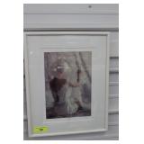 "Contemplation" Framed Signed Picture