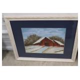 Framed Barn Picture
