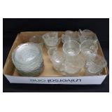 Iris & Herringbone Cups & Saucers