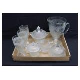 Iris & Herringbone Glassware