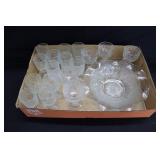 Iris & Herringbone Cordials & Serving Bowl