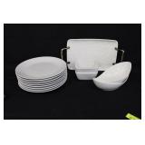 Mixed Ceramic White Dishes