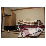 VCR, Cassettes,  & Blankets