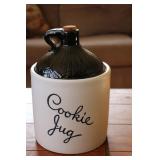 Stoneware Cookie Jug/ Cookie Jar