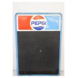 Vintage Metal Pepsi Chalk Board