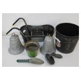 Decorative Bells, Bucket, Gardening