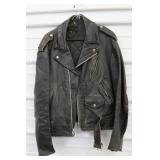 Size 44 Leather Motorcycle Jacket