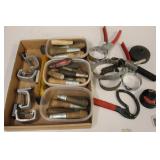 Clamps,  Brush Handles, Filter Wrenches