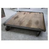 27" x 27" Steel Industrial Dolly Cart Base