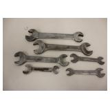 Assorted Vintage Open Ended Wrenches