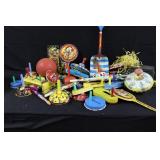 Vintage Metal Noise Makers & Tops