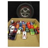 Older Diecast Cars & Hot Wheels Rally Case