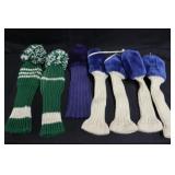Vintage Plush Golf Club Covers