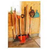 Jumper Cables, Rakes, Shovels.