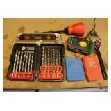 Craftsman Bit Set, Electric Tester, Level