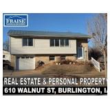 BURLINGTON, IA ESTATE AUCTION - HOME & PERSONAL PROPERTY