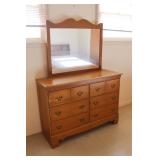 Maple Dresser w/ Mirror