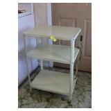 Antique Metal Kitchen  Utility Cart