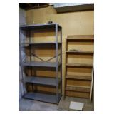 Wood & Metal Shelves