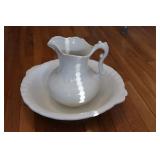 Porcelain Pitcher & Bowl