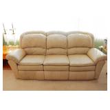 Dual Reclining Leather Sofa