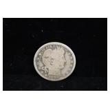 1893-O Silver Barber Quarter