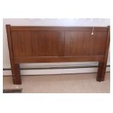 Solid Oak Queen Headboard