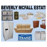 BEVERLY MCFALL ESTATE ONLINE AUCTION