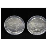2005 Oregon & Minnesota State Quarters