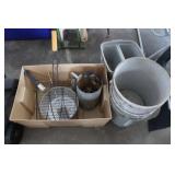 Buckets, Frying Basket & Camping Utensils